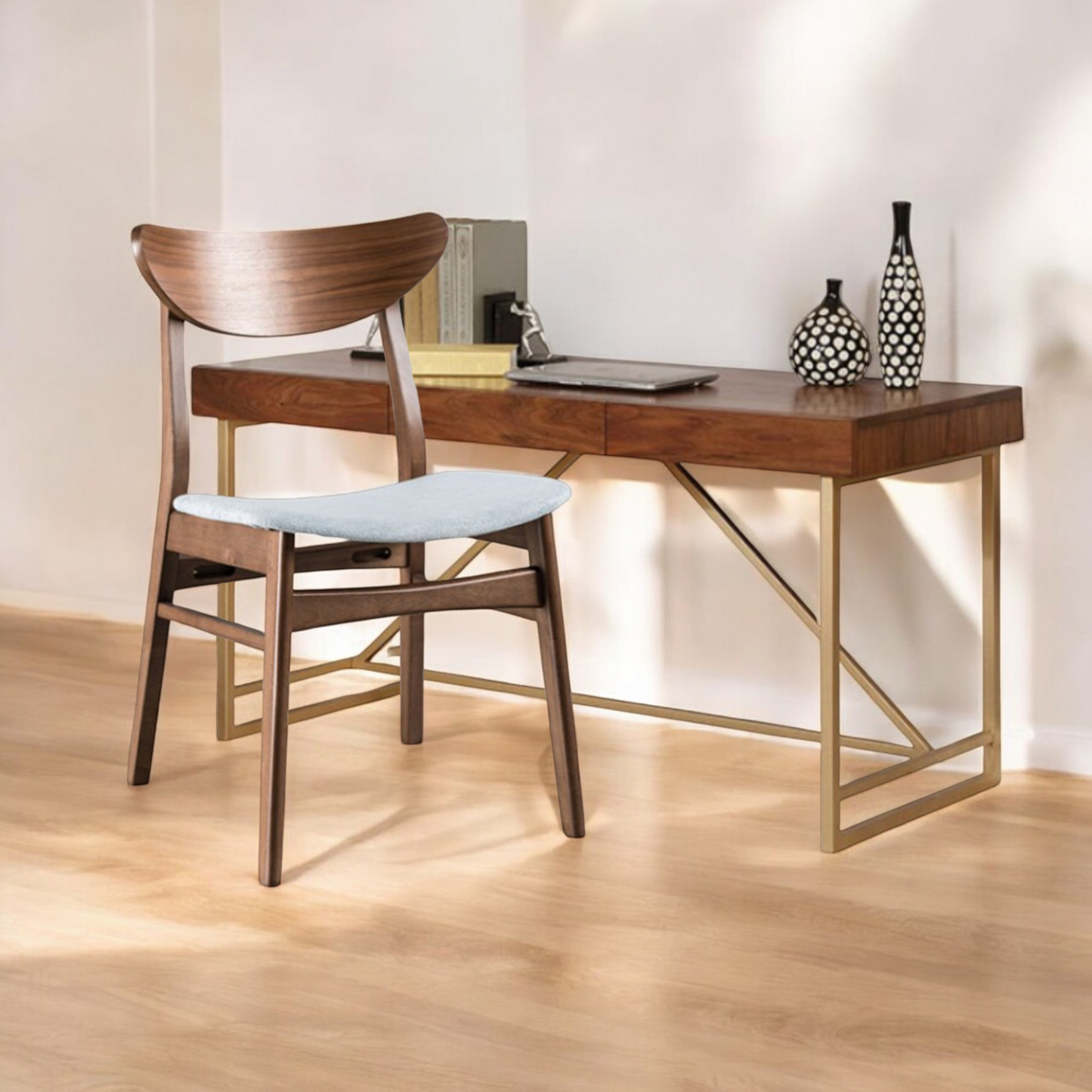 Curated Mid-Century Bedroom Set – Designed for Airbnb & Stylish Rentals